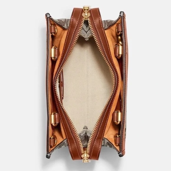 Coach Brown and Tan Crossbody Bag with Disney Design - Picture 12 of 15